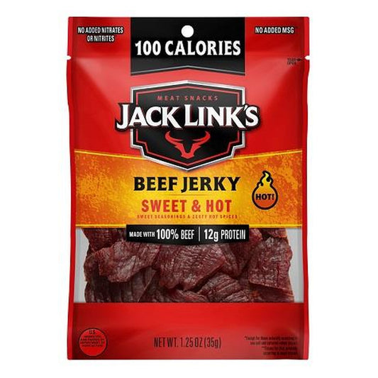 Jack Link's Sweet & Hot 1.25oz pack — full package