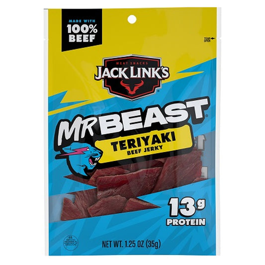Jack Link's Teriyaki 1.25oz pack — full package