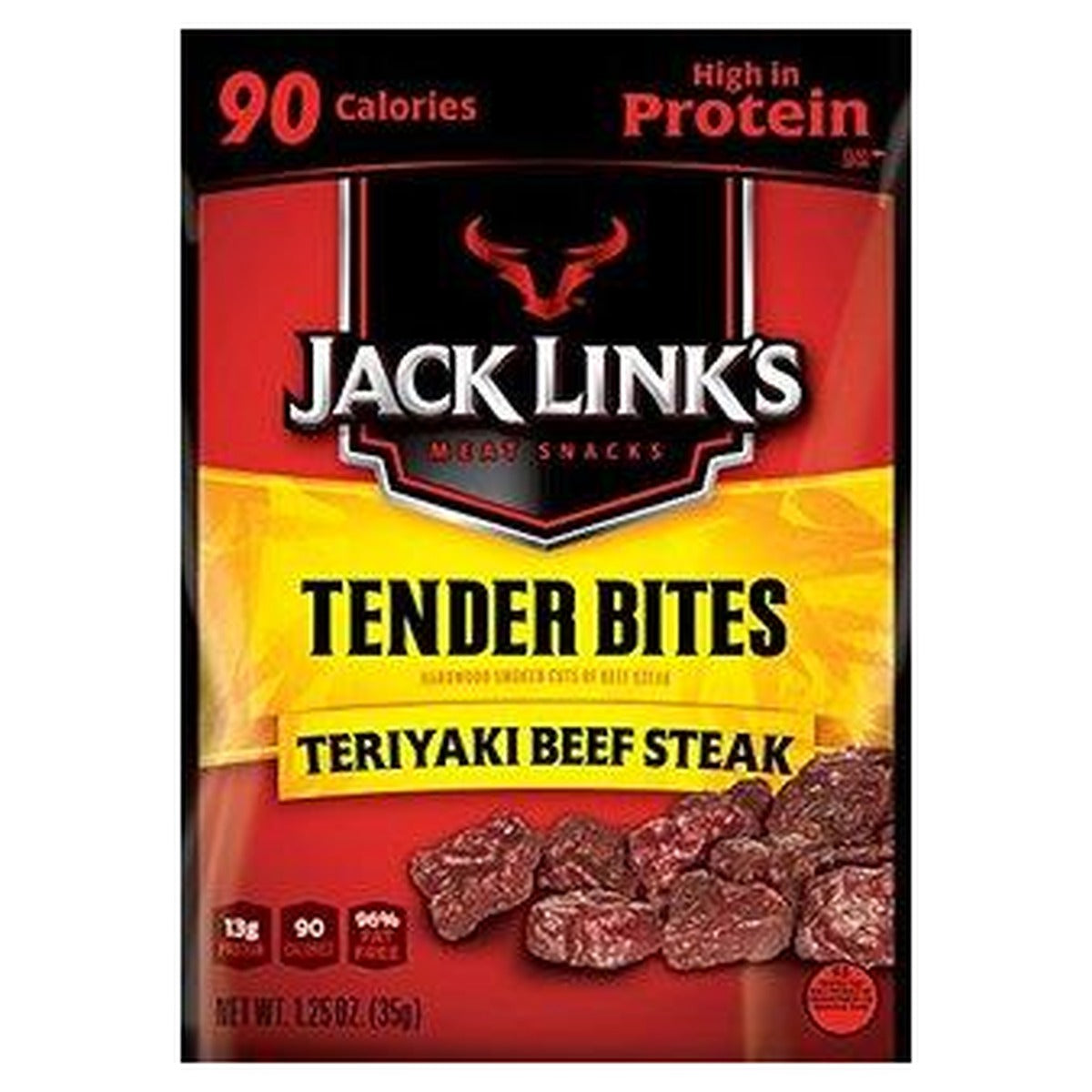 Jack Link's Teriyaki Bites 1.25oz pack — full package