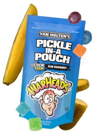 Van Holten's Jumbo Warheads Blue Raspberry Pickles 5oz — pack