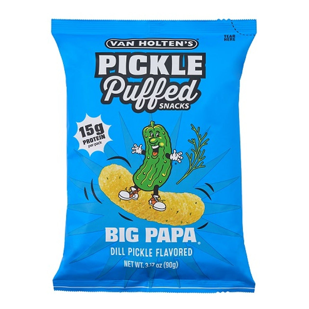 Van Holten's Pickle Puffs Big Papa 3.17oz — full package