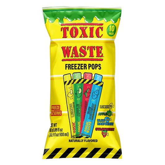 Toxic Waste Freeze Pops Mixed 10ct pack