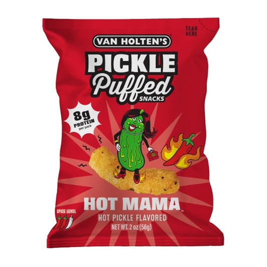 Van Holten's Pickle Puffs Hot Mama 2oz — full package