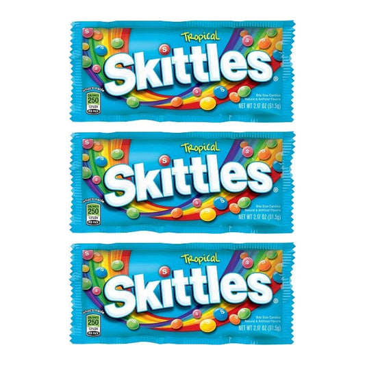 Skittles Tropical 2.17oz — 3-Pack