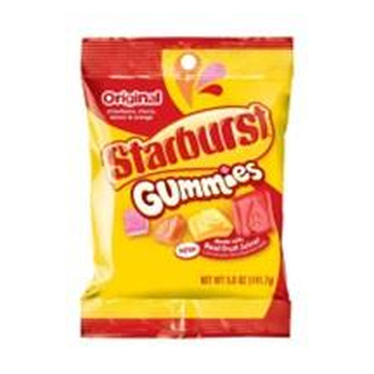 Starburst Gummies Original 5oz Peg Bag pack — full package