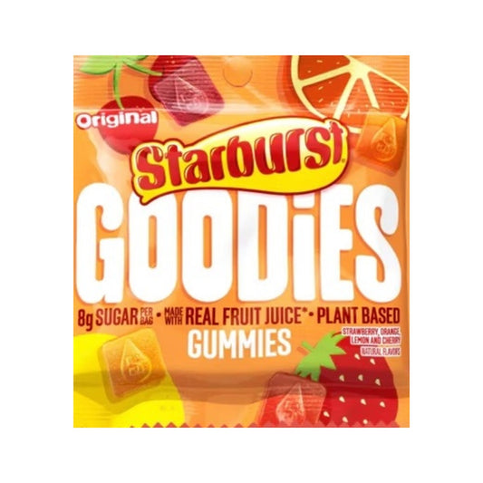 Starburst Goodies Original Gummies 1.8oz Peg Bag pack — full package