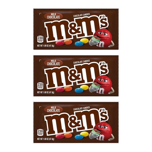 M&M's Milk Chocolate 1.69oz — 3-Pack