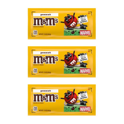 M&M's Limited Edition Peanut Marvel 1.74oz — 3-Pack