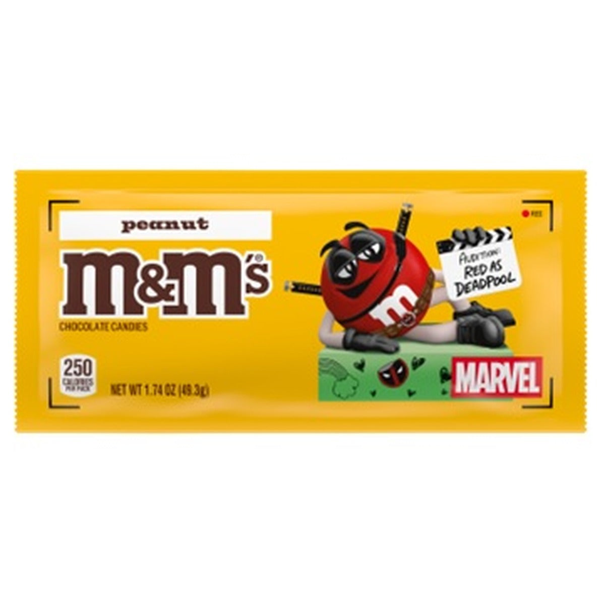 M&M's Limited Edition Peanut Marvel 1.74oz — full package