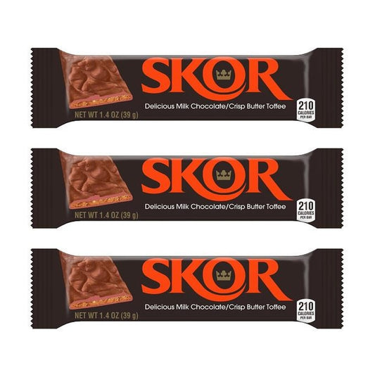 Skor Candy Bar 1.4oz — 3-Pack