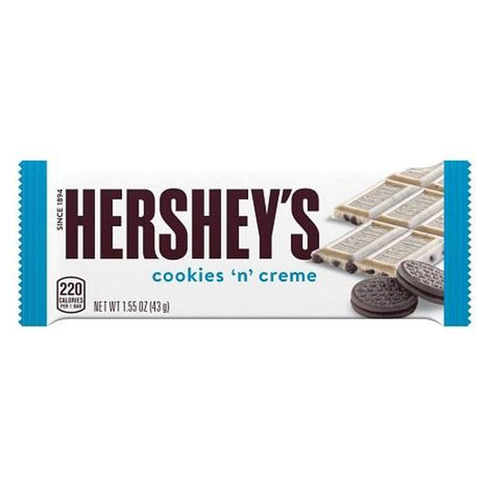 Hershey's Cookies 'n' Creme Bar 1.55oz — full package