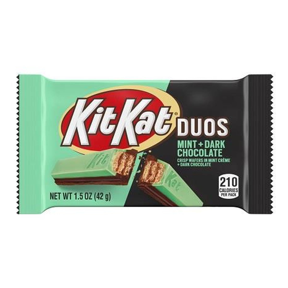 Kit Kat Duos Dark Chocolate Mint 1.5oz — full package