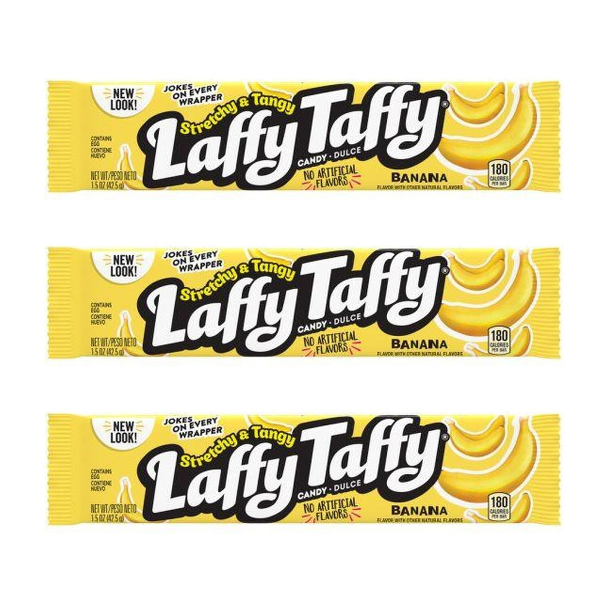 Laffy Taffy Banana 1.5oz — 3-Pack