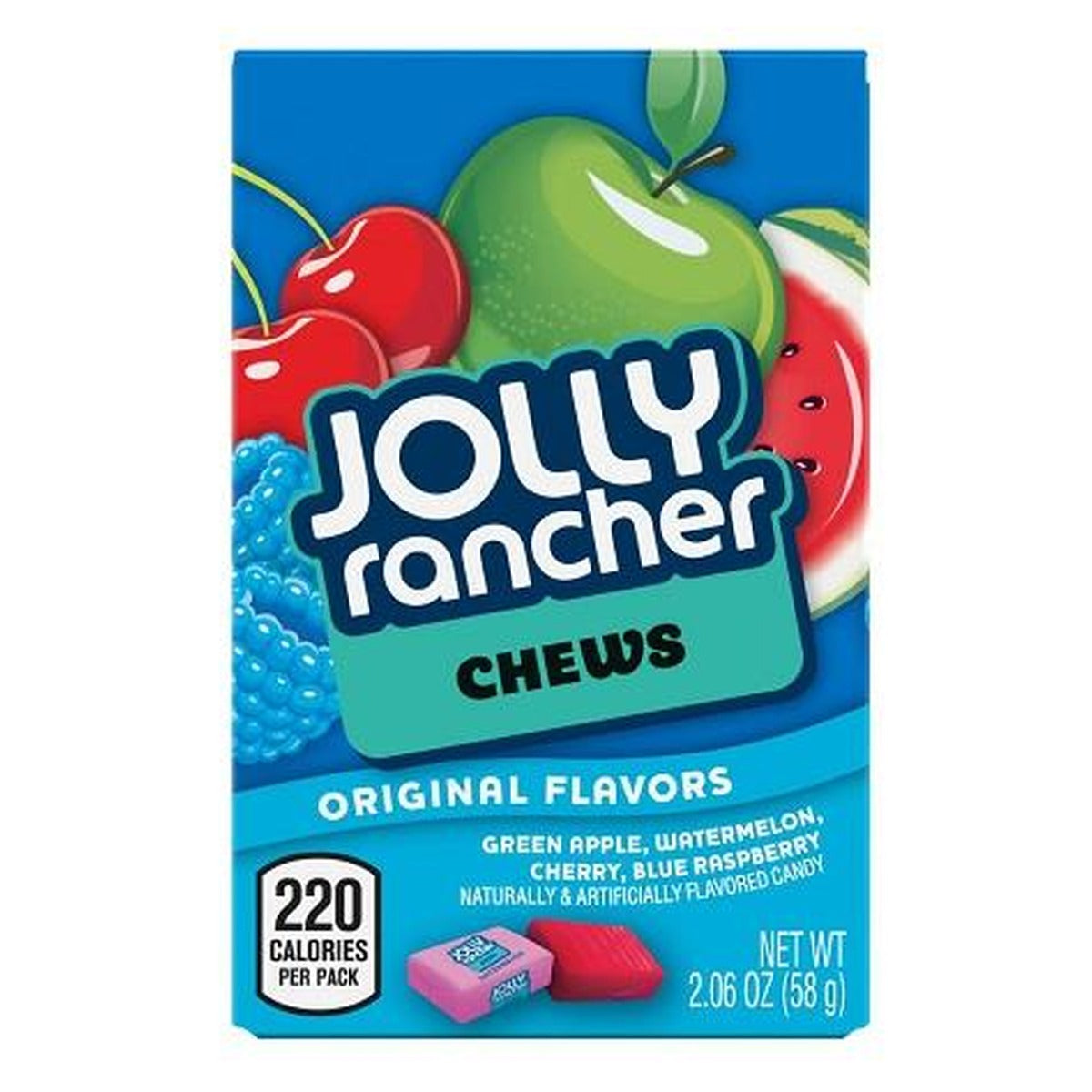 Jolly Rancher Fruit Chews 2.06oz — full package