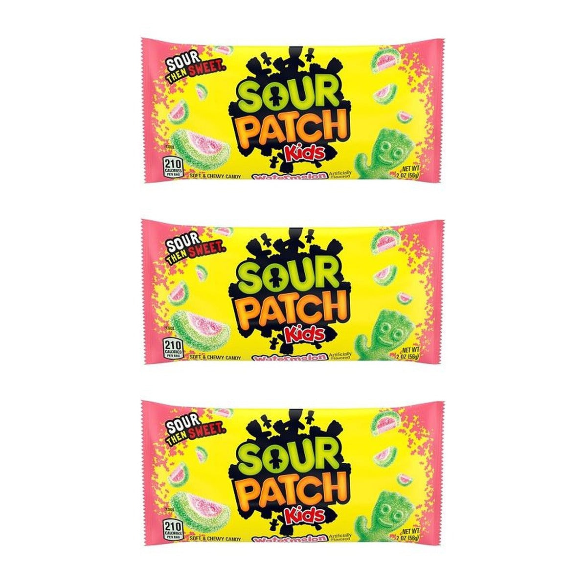 Sour Patch Kids Watermelon 2oz — 3-Pack
