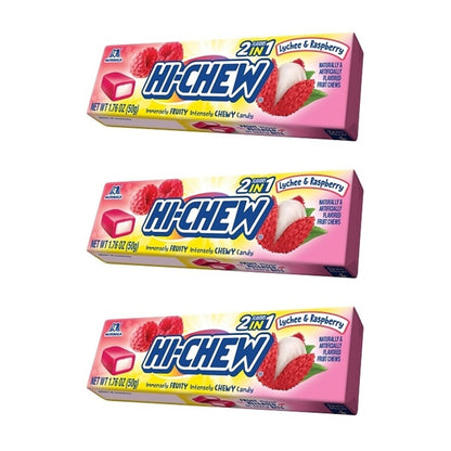Hi-Chew Stick Lychee & Raspberry 1.76oz — 3-Pack