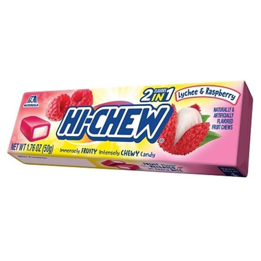 Hi-Chew Stick Lychee & Raspberry 1.76oz — full package