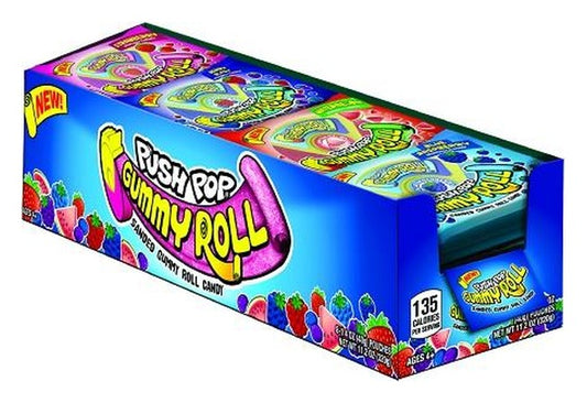 Push Pop Gummy Roll 2.3oz — Box of 8