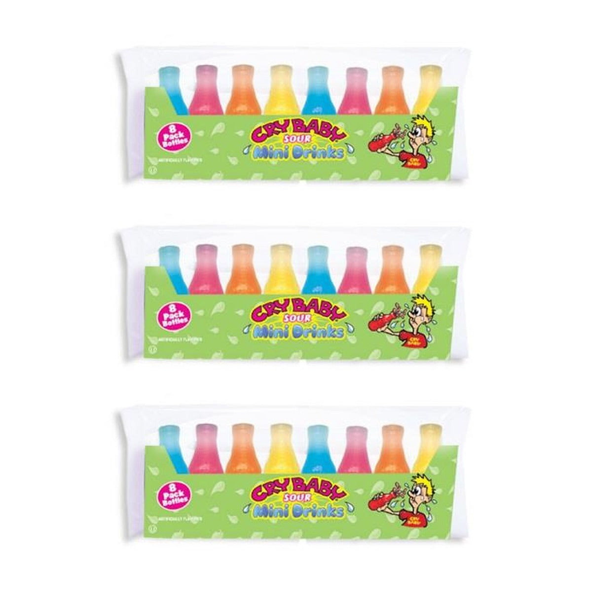 Cry Baby Wax Bottles 8-Pack — 3-Pack