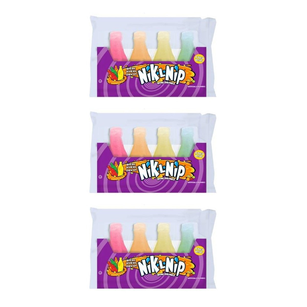 Nik-L-Nip Wax Bottles 4-Pack — 3-Pack