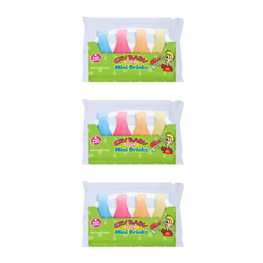 Cry Baby Wax Bottles 4-Pack — 3-Pack