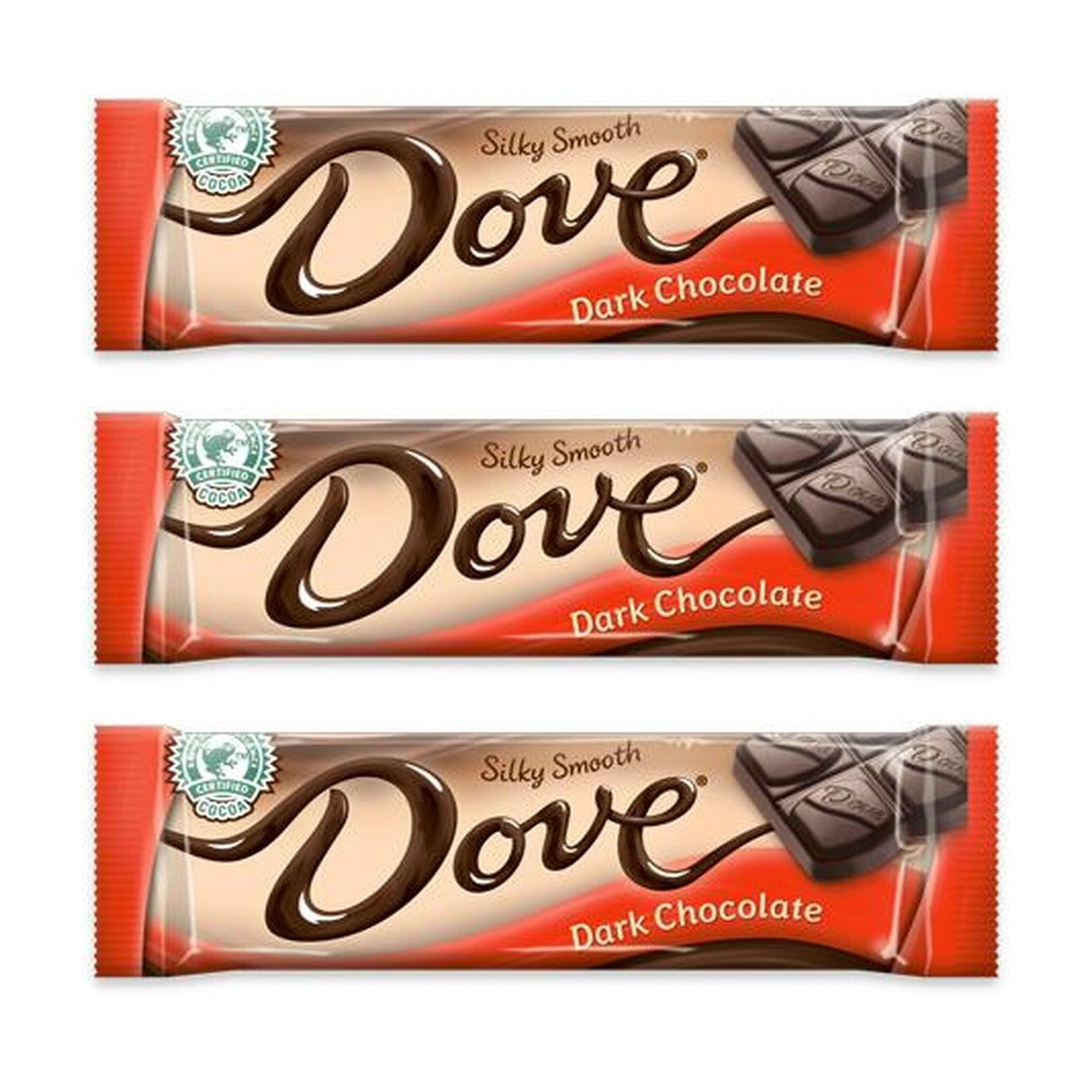 Dove Dark Chocolate Bar 1.44oz — 3-Pack