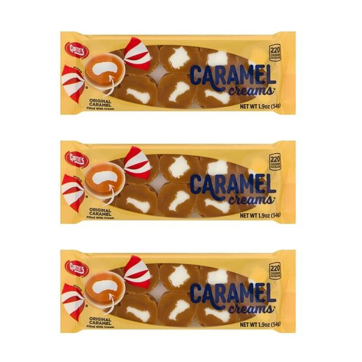 Goetze's Caramel Creams 1.9oz — 3-Pack