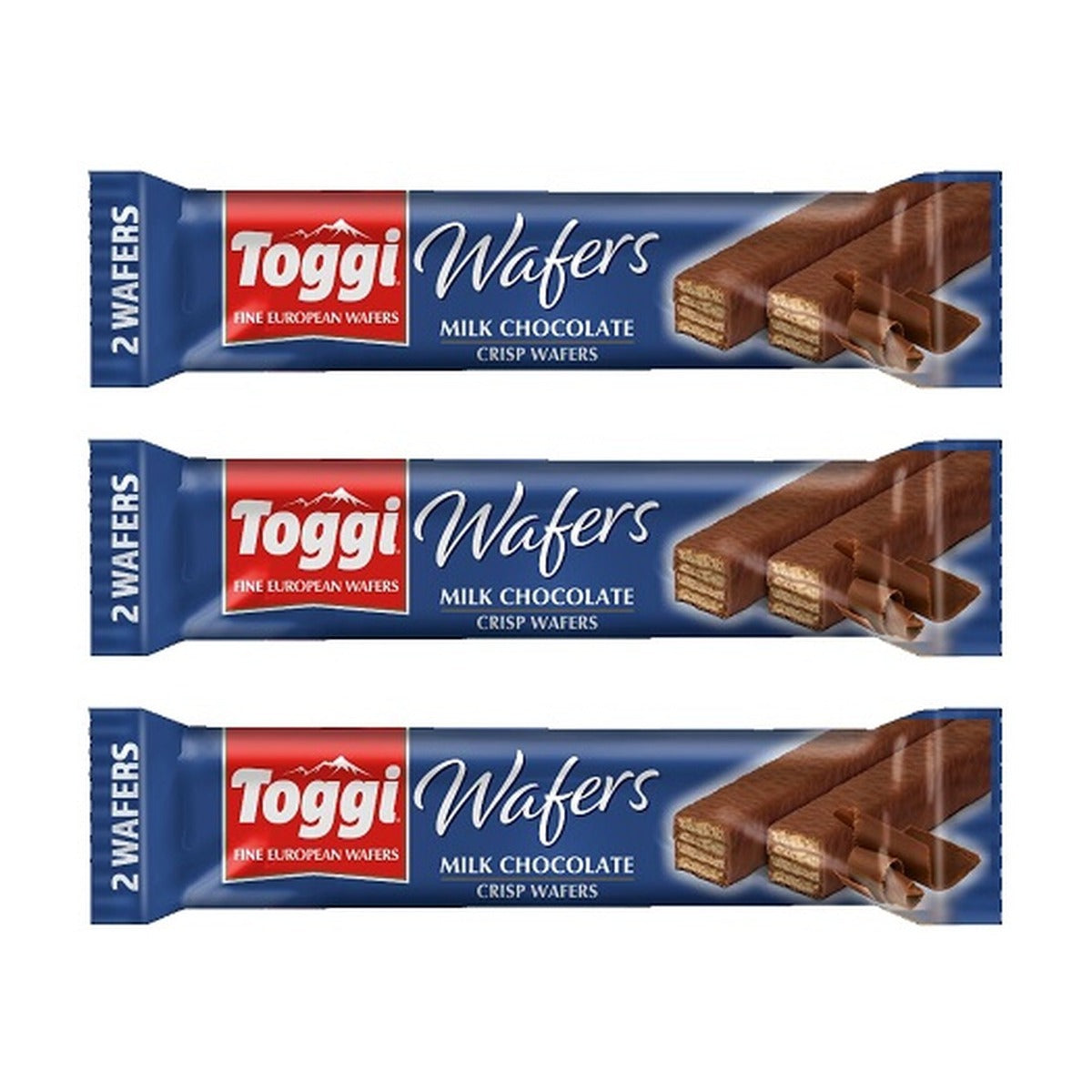 Toggi Wafers Milk Chocolate 1.75oz — 3-Pack