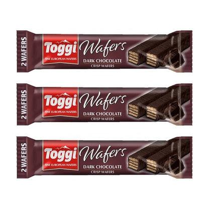 Toggi Wafers Dark Chocolate 1.75oz — 3-Pack