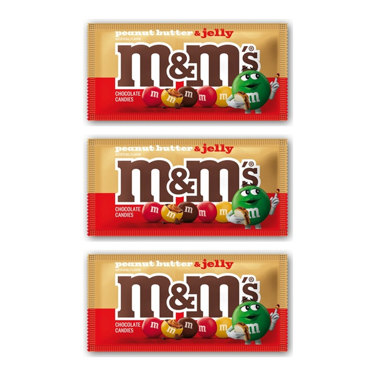 M&M's Peanut Butter & Jelly 1.41oz — 3-Pack