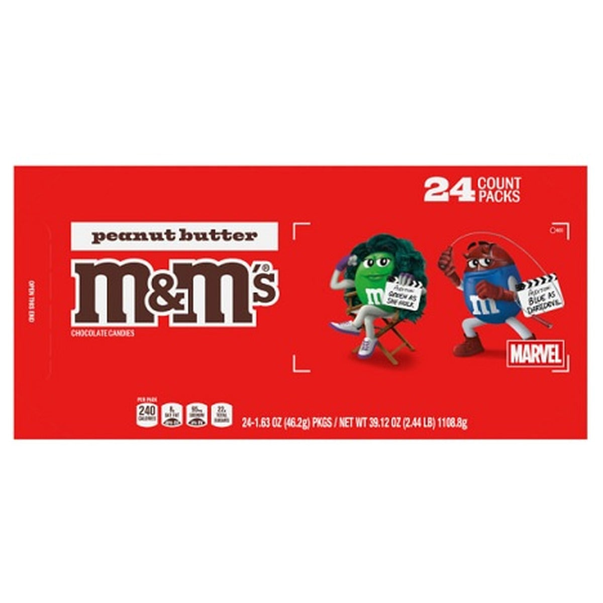 M&M's Peanut Butter Marvel 1.63oz — full package