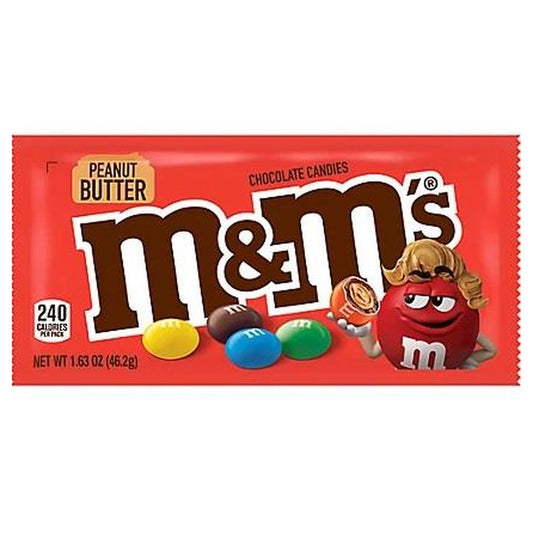 M&M's Peanut Butter 1.63oz — Box of 24