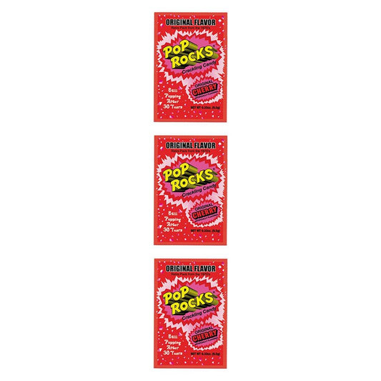 Pop Rocks Original Cherry 0.33oz — 3-Pack