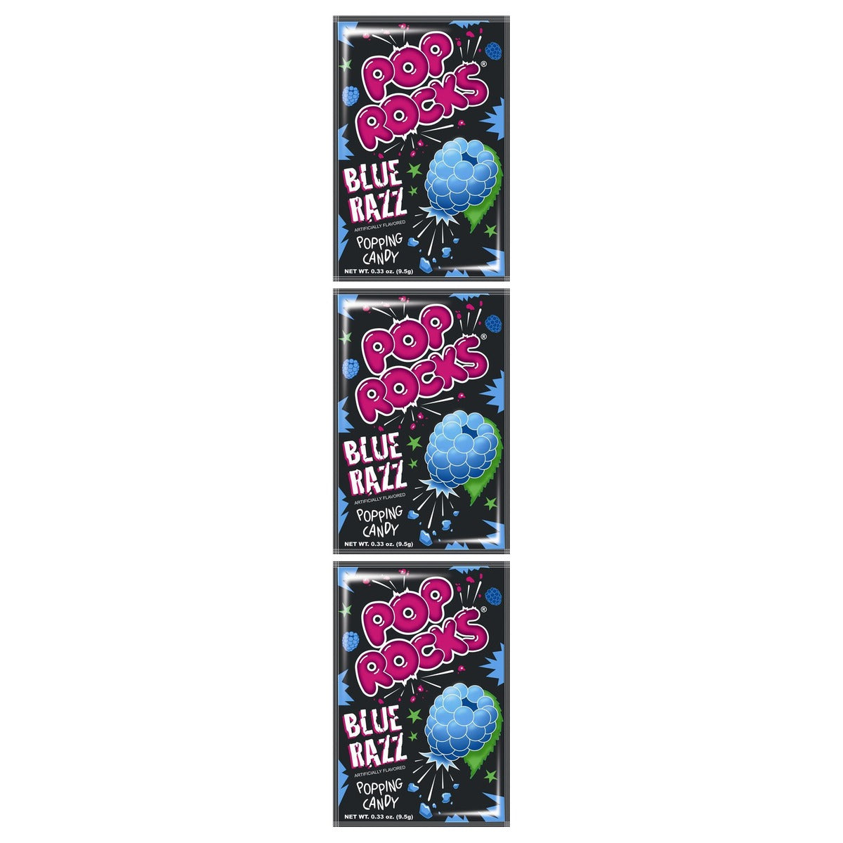 Pop Rocks Blue Razz 0.33oz — 3-Pack