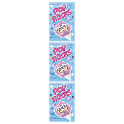Pop Rocks Cotton Candy Explosion 0.33oz — 3-Pack
