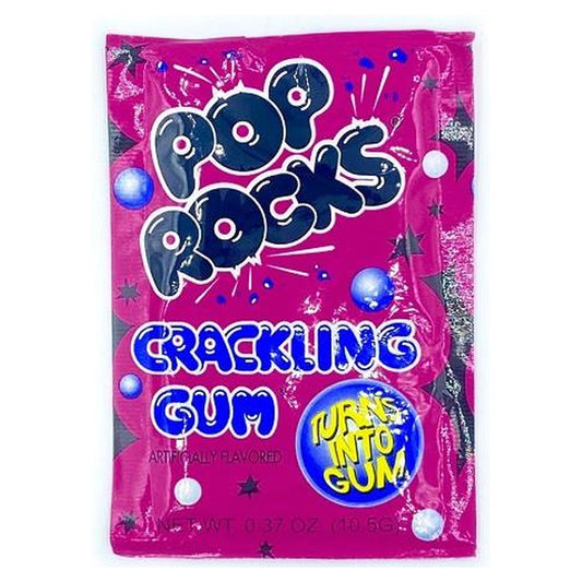 Pop Rocks Crackling Gum 0.33oz 24ct — full package