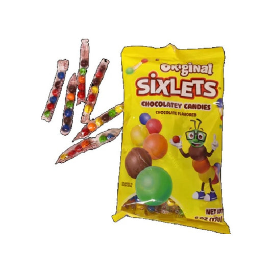 Sixlets 6-Ball Tube Peg Bag 6oz — full package