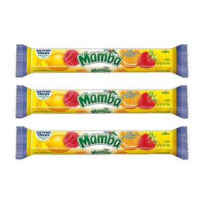 Mamba Fruit Chews King Size 3.53oz — 3-Pack