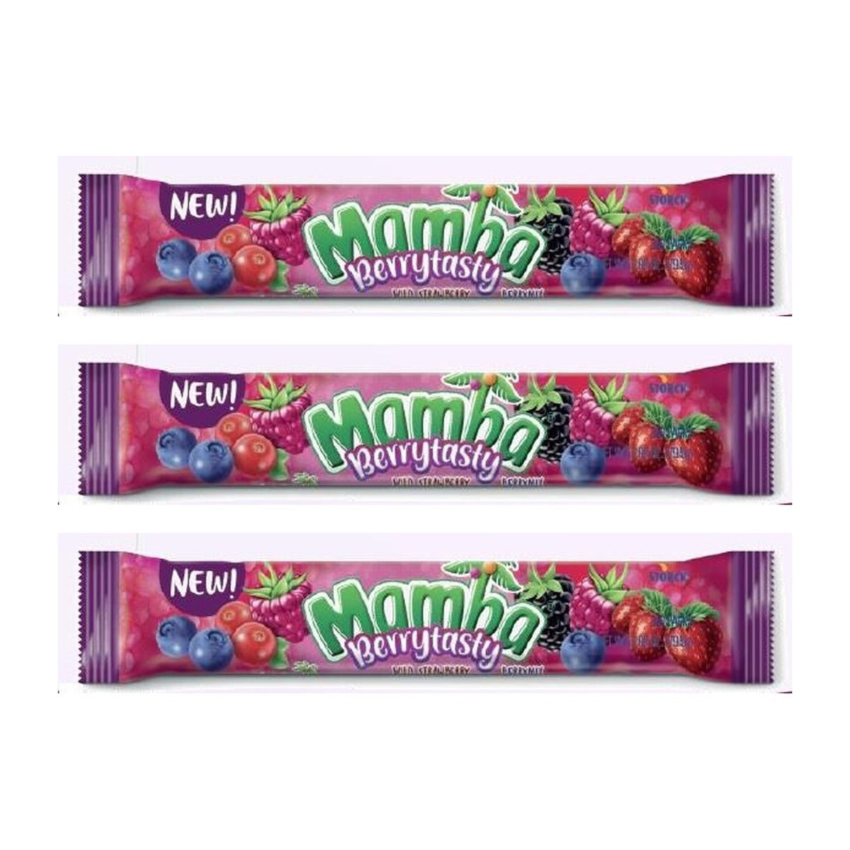 Mamba BerryTasty Fruit Chews 2.8oz — 3-Pack