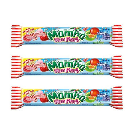 Mamba Fun Park Fruit Chews Limited Edition 2.8oz — 3-Pack