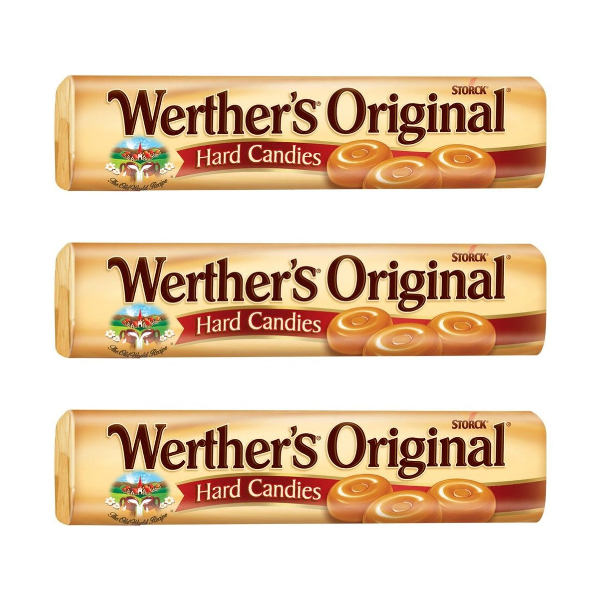 Werther's Original Hard Candies 1.8oz — 3-Pack