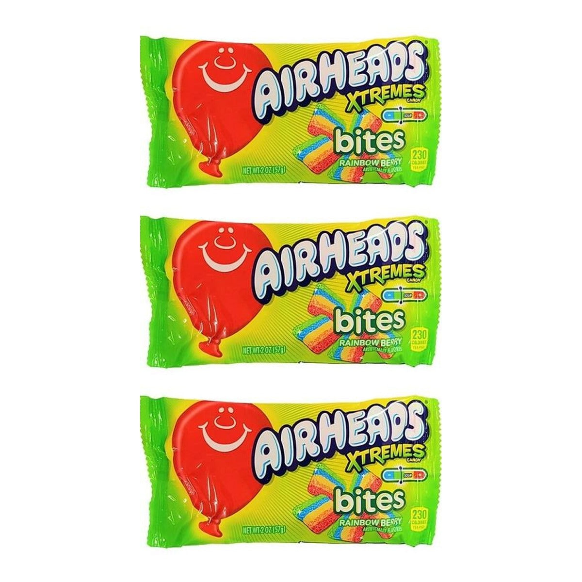 Airheads Xtremes Bites 2oz — 3-Pack