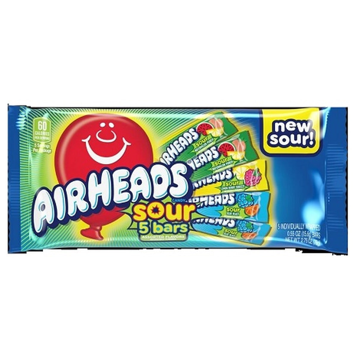Airheads Sour 5 Pack 2.75oz — full package