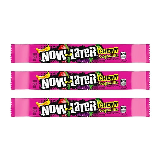 Now & Later Chewy Original Mix 2.44oz — 3-Pack
