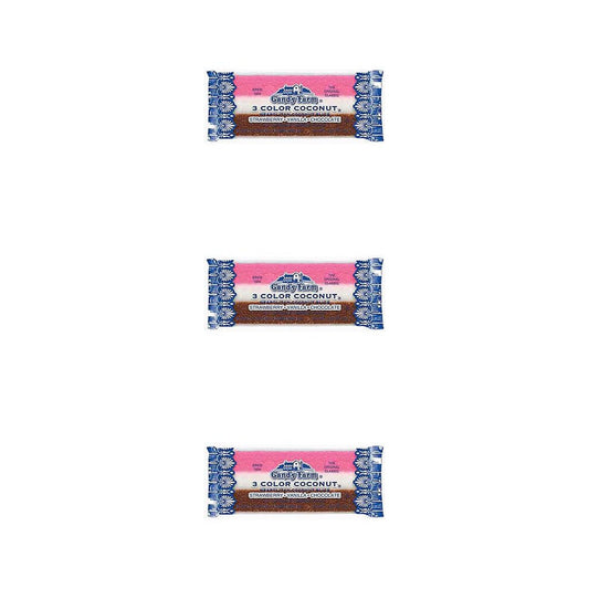 Candy Farm Coconut Slices King Size 2.25oz — 3-Pack