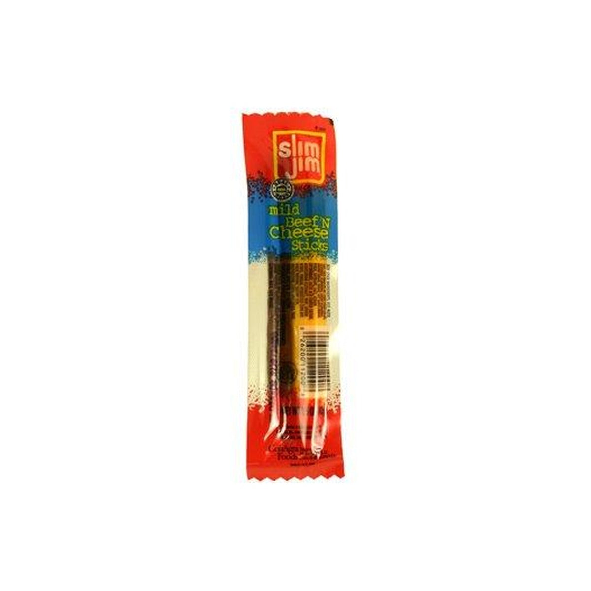 Slim Jim Beef & Cheese 1.5oz pack — full package