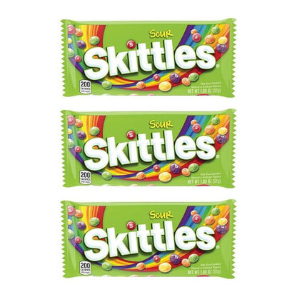 Skittles Sour 1.8oz — 3-Pack