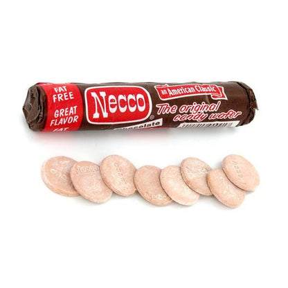 Necco Wafers Chocolate 2oz — full package