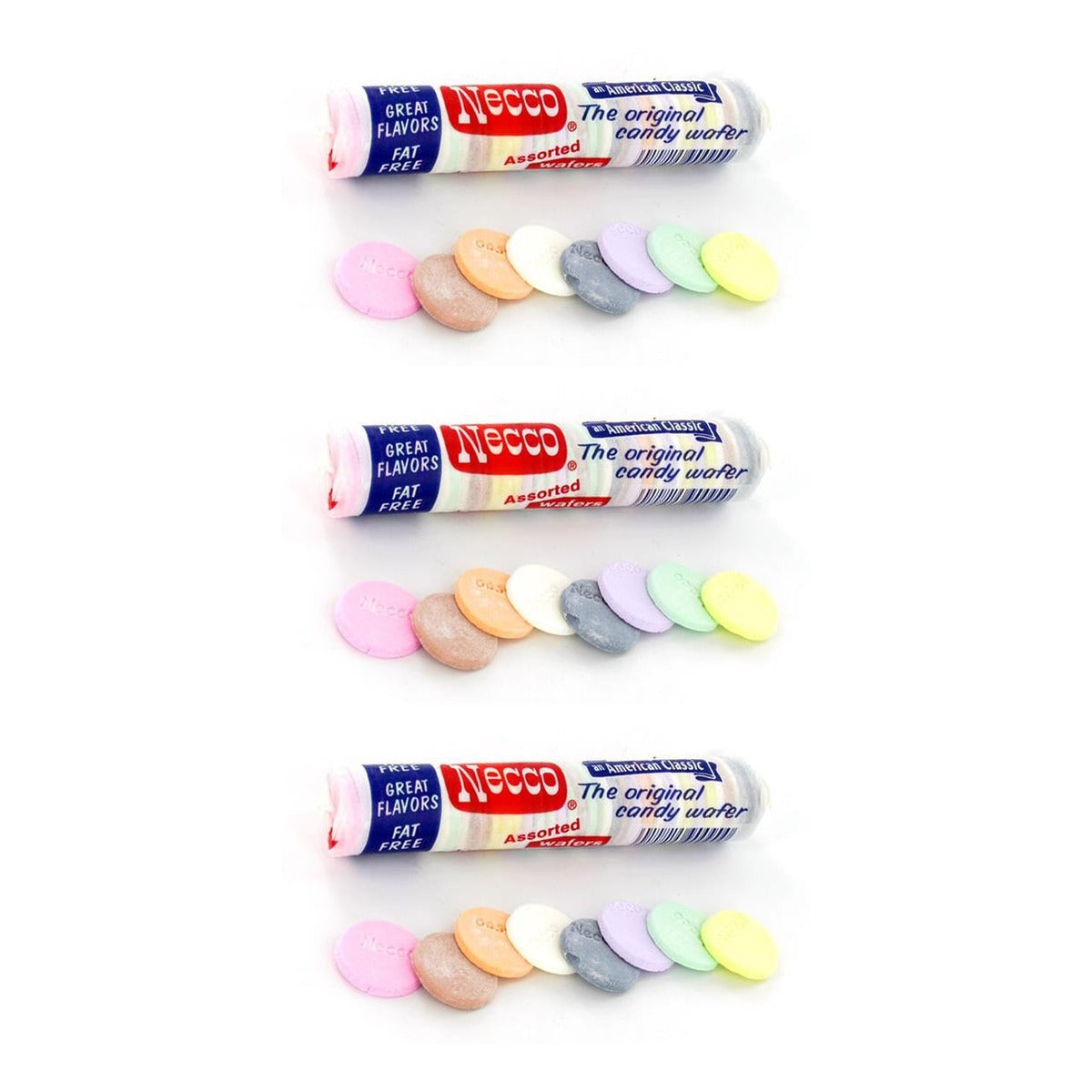 Necco Wafers Assorted 2oz — 3-Pack