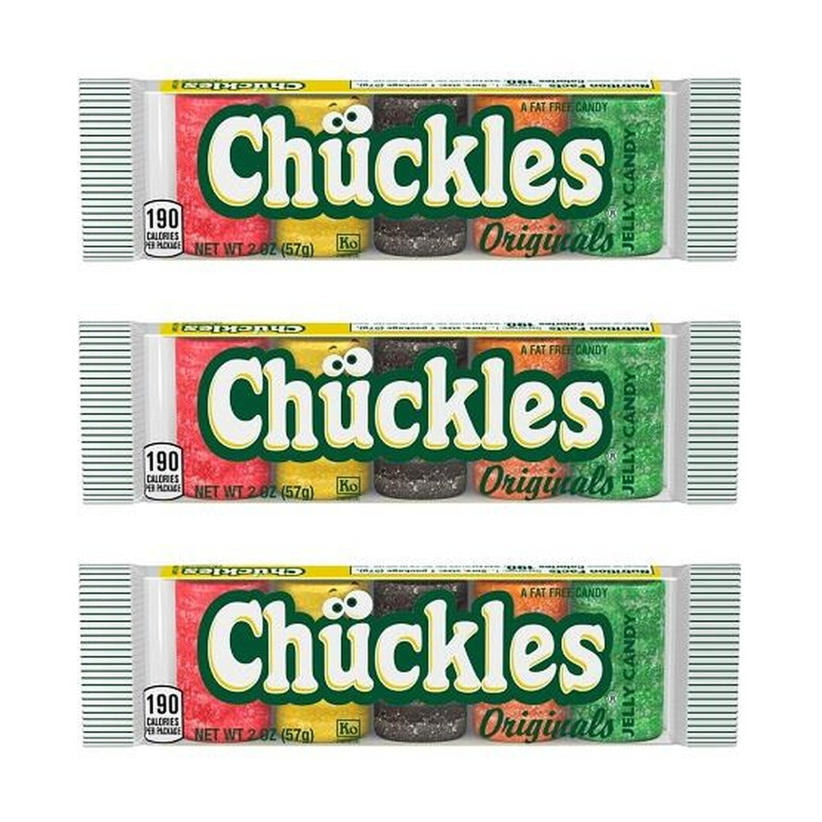 Chuckles Assorted 2oz — 3-Pack